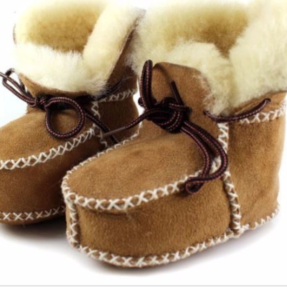 Baby boy girl’s sheepskin boot size 1 - Picture 4 of 7